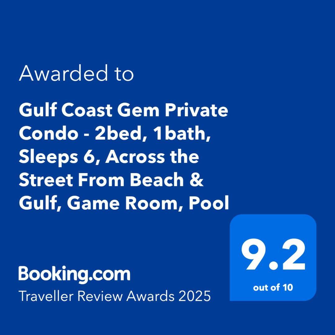 Gulf Coast Gem Private Condo - 2Bed, 1Bath, Sleeps 6, Across The Street From Beach & Gulf, Game Room, Pool Clearwater Beach Bagian luar foto